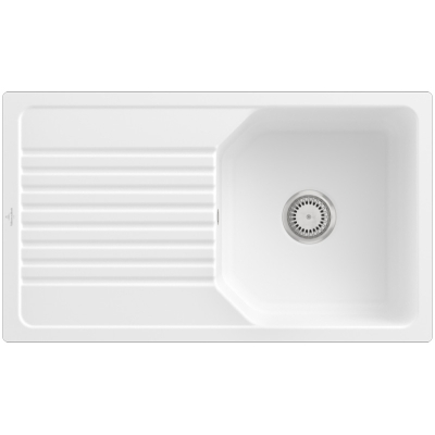 Виллерой и amp; Boch Linara 50 плоская, цвет RW Stone White, Classicline