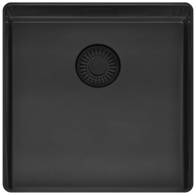 Reginox New York Slim 40 x 40 L (OKG) Comfort, раковина из нержавеющей стали, цвет черный матовый, R39960