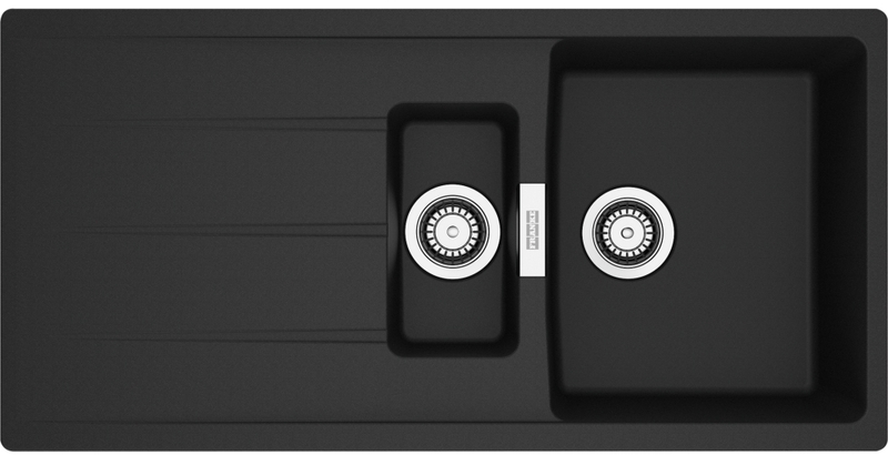 Franke Maris Centro CNG 251-100 Fragranite, värvus Must Matt, loputus, 135.0729.525