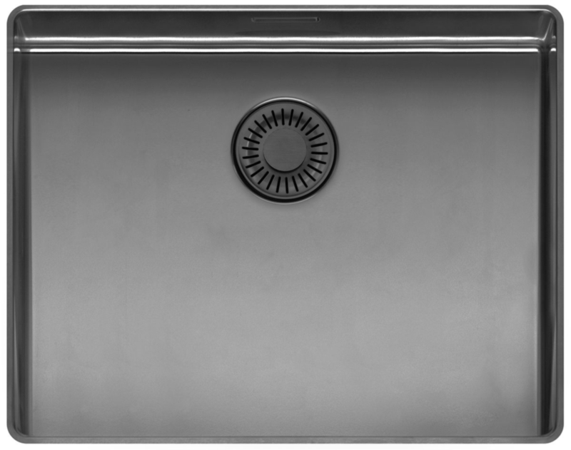 Reginox New York 50 x 40 õhuke, tasapinnaline roostevabast terasest valamu, värviline püstolmetall II, R39533