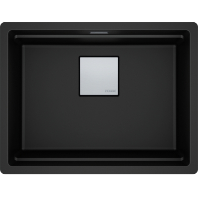 Franke Kubus 2 Pro KNG PRO 210-53, Fragranite, цвет Черный матовый, заподлицо, 135.0747.291