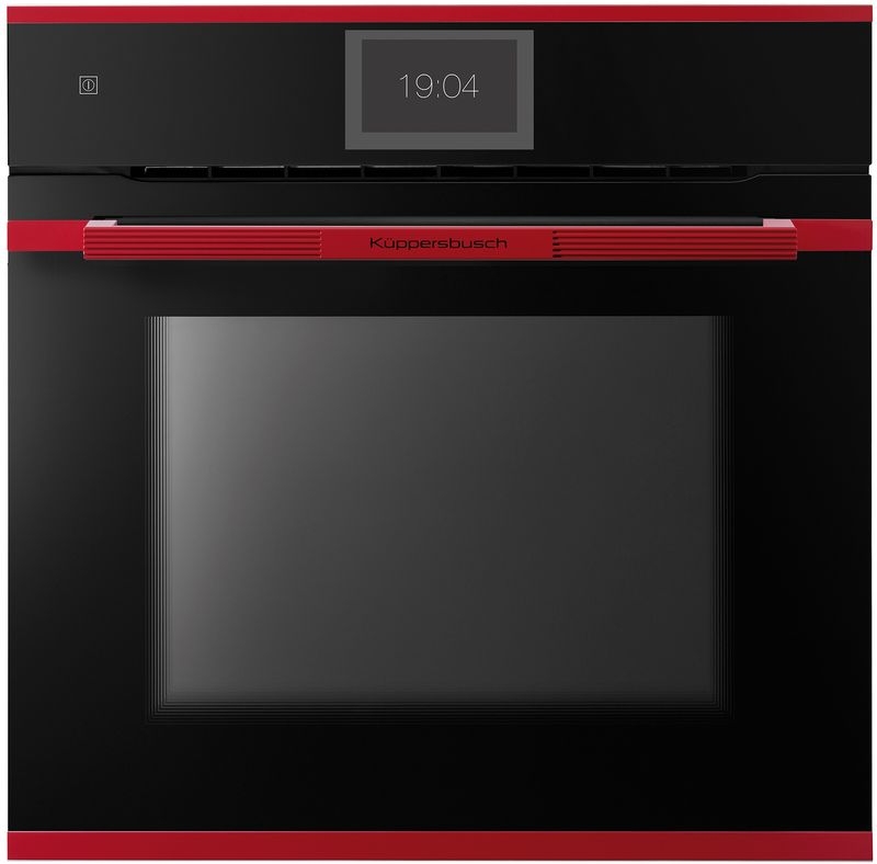 Küppersbusch B 6850.0 S8, oven black / hot chili, with 5 year guarantee!