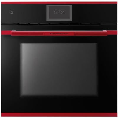 Küppersbusch B 6850.0 S8, oven black / hot chili, with 5 year guarantee!