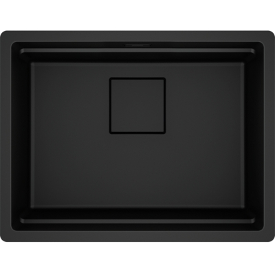 Franke Kubus 2 Pro KNG PRO 210-53, Fragranite, цвет Черный матовый - Коллекция Black, заподлицо, 135.0747.298