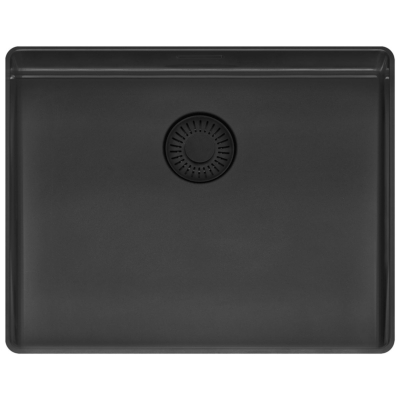 Reginox New York Slim 50 x 40 L (OKG) Comfort, раковина из нержавеющей стали, цвет черный матовый, R39977