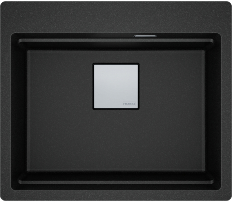 Franke Kubus 2 Pro KNG PRO 210-53 A, Fragranite, värvus Onyx, loputus, 135.0747.288