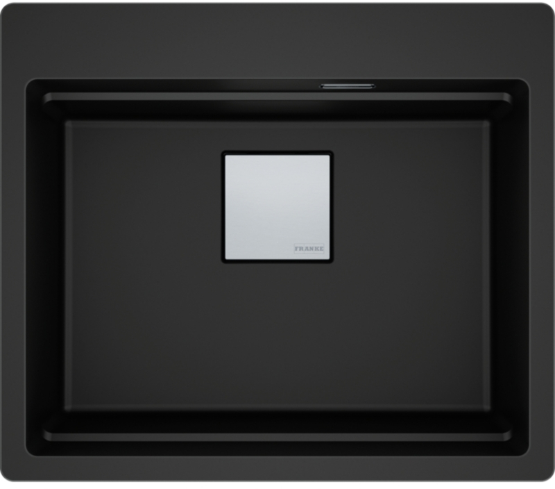 Franke Kubus 2 Pro KNG PRO 210-53 A, Fragranite, värvus Must Matt, flush, 135.0747.287
