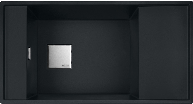 Franke Fresno FSG 211 Fragranit DuraKleen Plus, color matt black, 135.0627.324