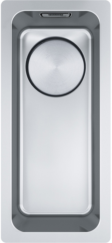 Franke Mythos MYX 110-16 roostevabast terasest valamu alus, integreeritud äravool, ekstsentriline nupp, 122.0627.021