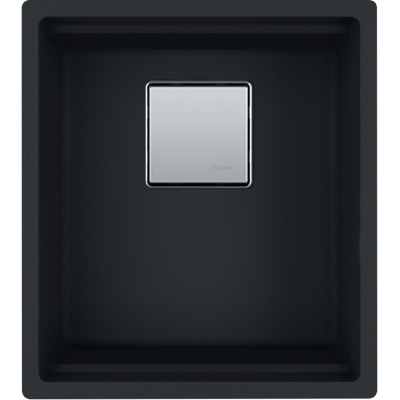 Franke Kubus 2 KNG 110-37 Fragranit+ Черный матовый, 125.0627.320, под мойку 45см