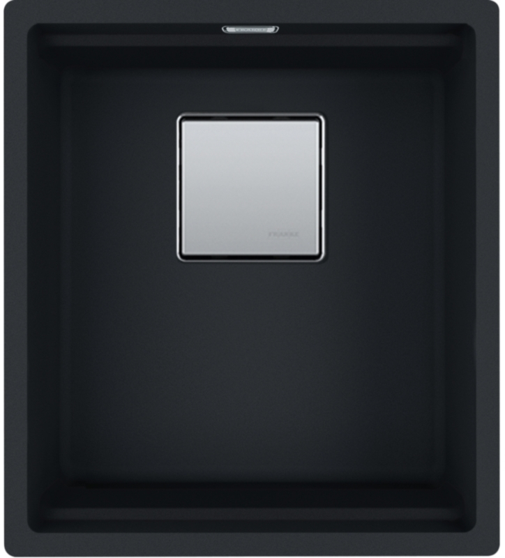 Franke Kubus 2 Pro KNG Pro 110-37 alusvalamu, Fragranite, värvus matt must, 125.0747.717