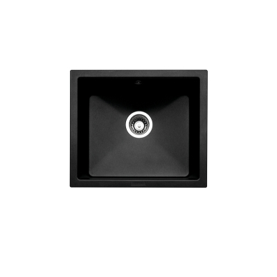 Naberi all paiknevate kraanikausside komplekt Singoli 600, graniidist nero koos Drive 1S kinnitusega, roostevabast terasest värviline/must, 1041003