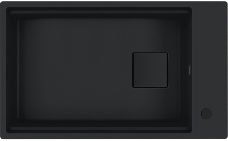 Franke Kubus 2 Pro KNG Pro 110-62 встраиваемая мойка, Фрагранит, Коллекция Черный Матовый - Черный, 125.0747.721