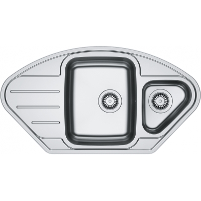 Franke Spark SKX 651-95 E nurgavalamu, sile roostevaba teras, 101.0714.951