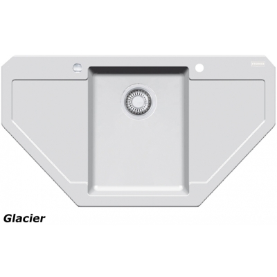 Franke Maris MRG 612-E, Fragranit+, nuppklapp, värvus Glacier, 114.0477.553