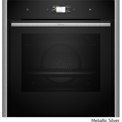 Neff B69CS7KY0, built-in oven with pyrolysis, metallic silver Z9060MY0, EEK: A+, WITH 7 YEAR WARRANTY