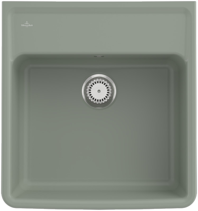 Villeroy &amp; Boch ühe kausiga valamu, värvus R8 Morning Green, Premiumline