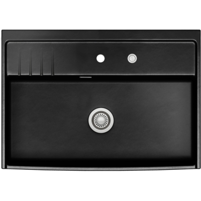 Systemceram KeraDomo KENTRO 90 värvis Nero (läikiv), 5-aastase garantiiga