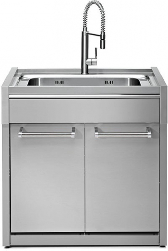 Steel Genesi Modular System, модуль мойки, 90 см, нержавеющая сталь, GQ9S-L1GSS, с гарантией 5 лет!