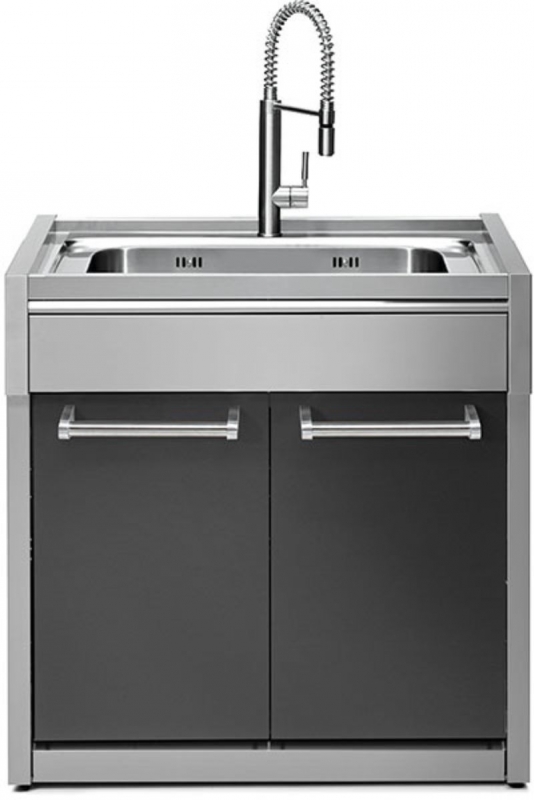 Steel Genesi Modular System, модуль мойки, 90 см, Антрацит, GQ9S-L1GAN, с гарантией 5 лет!