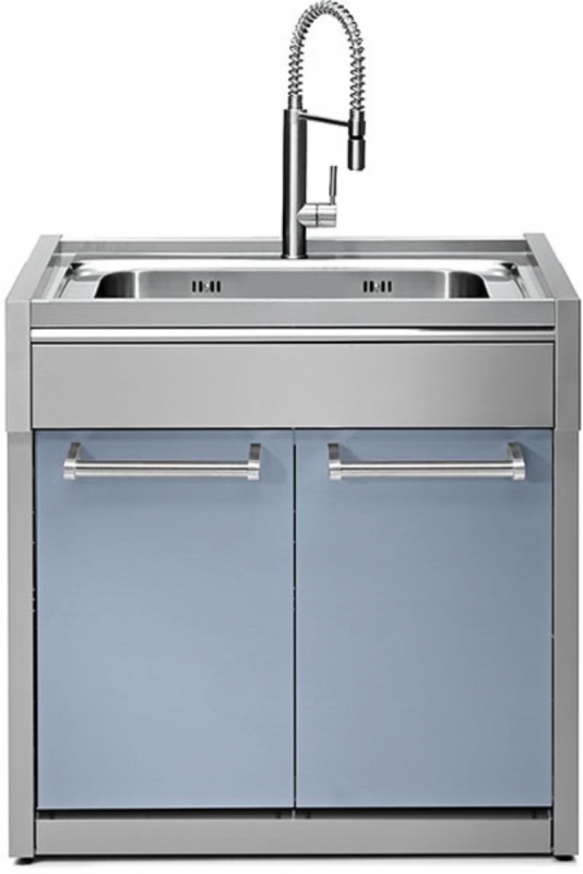 Steel Genesi Modular System, модуль мойки, 90 см, Celeste, GQ9S-L1GCE, с гарантией 5 лет!