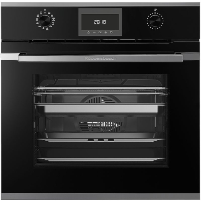 Küppersbusch BD 6340.0 S3 AirFry, oven black / silver chrome, with 5 year guarantee!