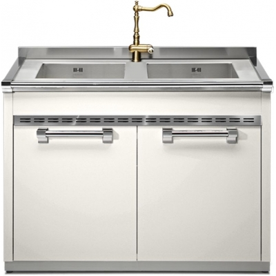 Steel Ascot Modular System, sink module, 120 cm, Nuvola, A12S-L2NA, with 5 year guarantee!