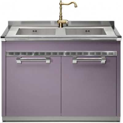 Steel Ascot Modular System, sink module, 120 cm, Ametista, A12S-L2AA, with 5 year guarantee!