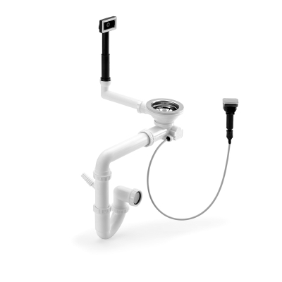 Naber rotating eccentric set, waste set, 3½" strainer basket valve, for Angola 56, 1106062