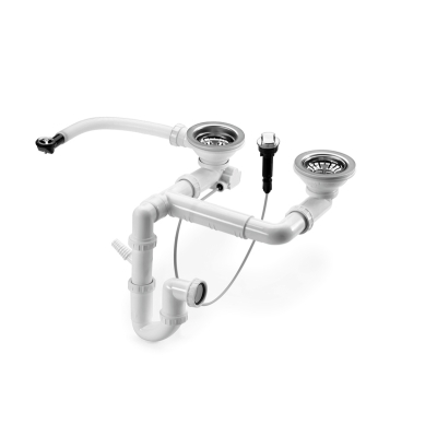 Naber rotating eccentric set, waste set, 3½" strainer basket valve, for Angola 150, 1106061