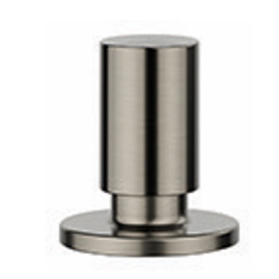 Blanco pull knob round satin platinum, 207411