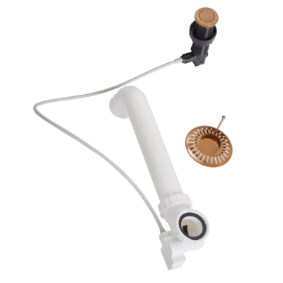 Reginox push button eccentric, color copper ll, R39823