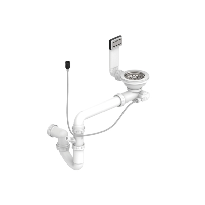 Naber push button eccentric set, stainless steel, for Corno Ora, 1014044