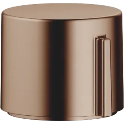 Dornbracht eccentric actuation with rotary knob, (without rosette) brushed bronze, 10712970-42