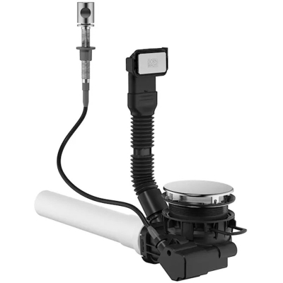 Dornbracht waste and overflow fitting with pull button, 10405004-86