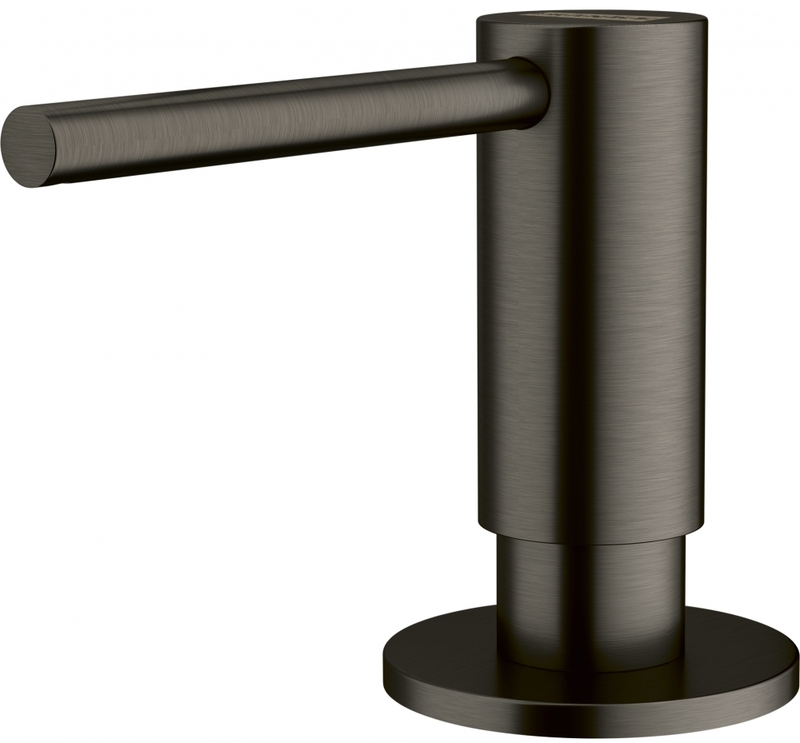 Дозатор жидкости для мытья посуды Franke Atlas, нержавеющая сталь, антрацит, 112.0717.103