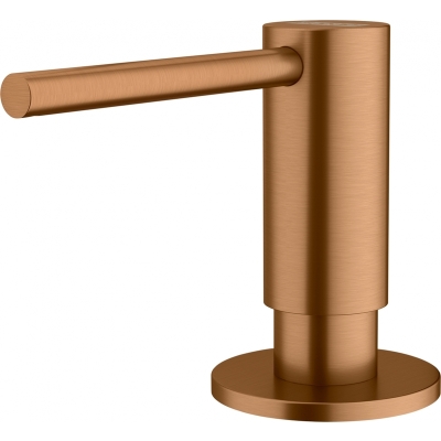 Franke Atlas dishwashing liquid dispenser, stainless steel, copper, 112.0717.104