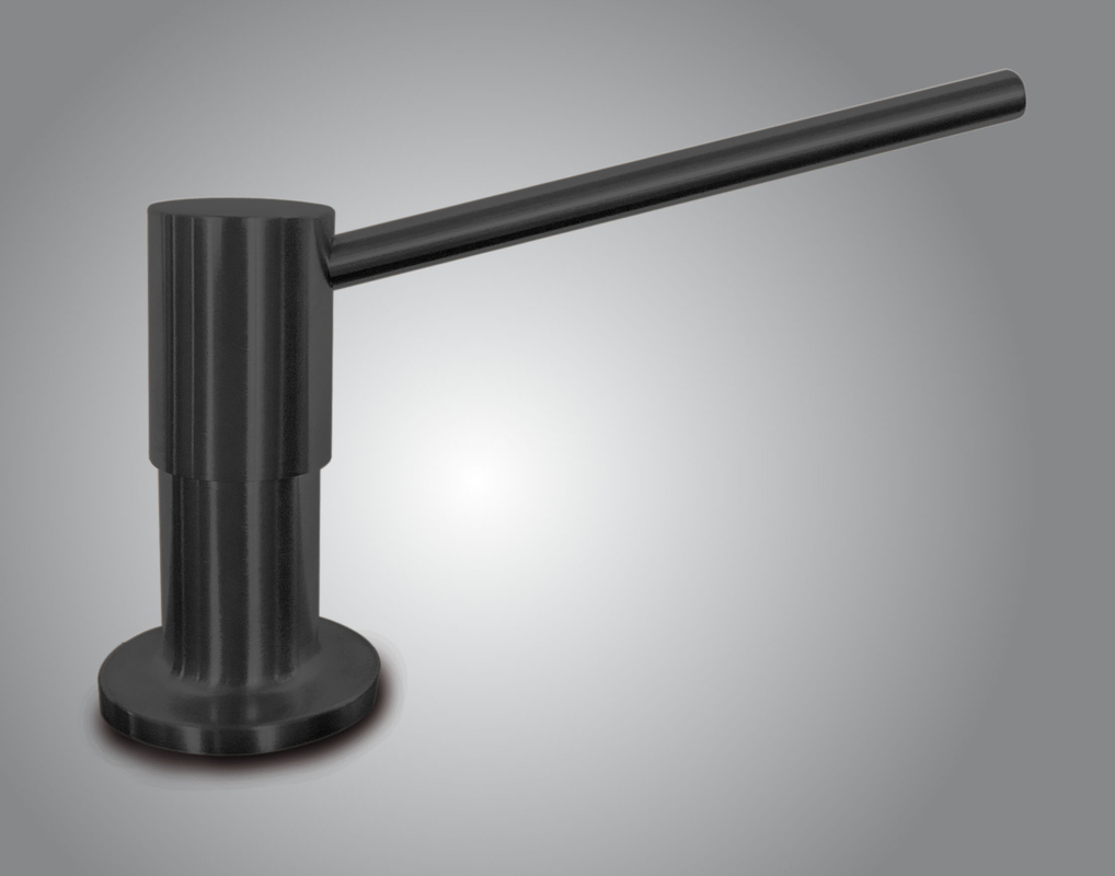 Дозатор жидкости для мытья посуды Systemceram TREND NEW, черный, 00912