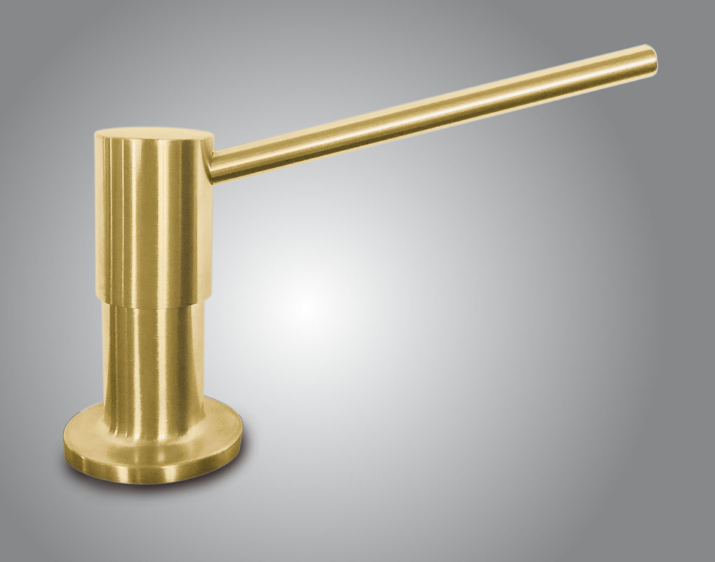 Дозатор жидкости для мытья посуды Systemceram TREND NEW, золотой, 00913