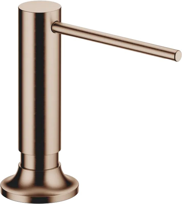 Dornbracht Vaia sisseehitatud nõudepesuvahendi dosaator, ümara rosetiga, harjatud pronks, 82434809-42