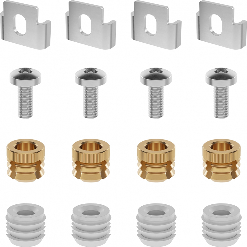 Комплект крепежа Franke для тонких столешниц из HPL толщиной 12 мм/камня толщиной 18 мм, 133.0730.139