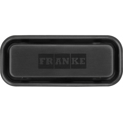 Franke overflow logo plate anthracite, 133.0630.101