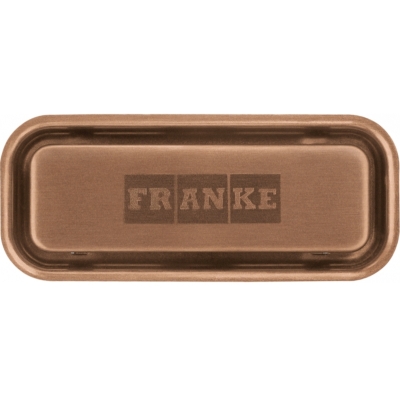 Franke overflow logo plate copper, 133.0630.057
