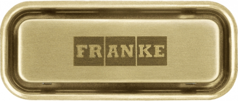 Пластина с логотипом Franke, золото, 133.0630.111