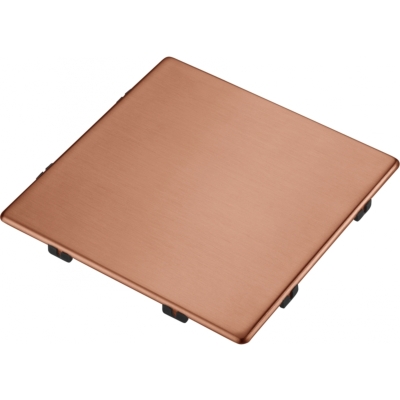 Franke drain cover 125 x 125 copper, 112.0717.420