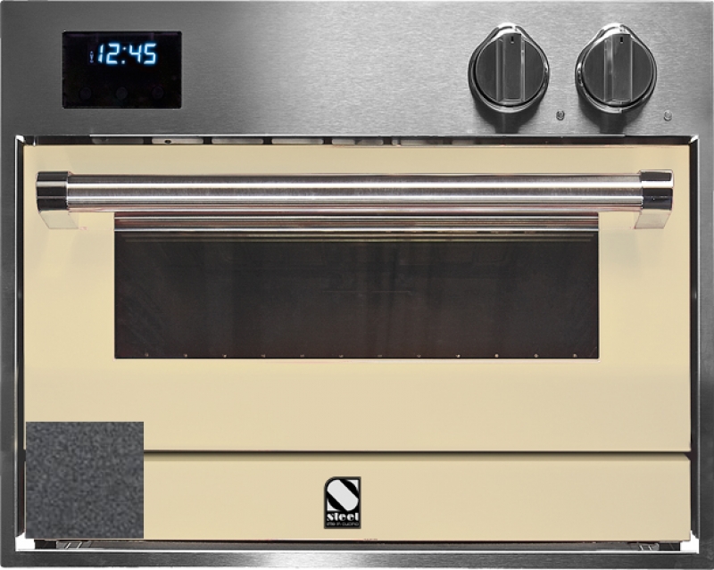 Steel Genesi 60x45, built-in pizza oven, color anthracite, GFE6-PAN, with 5 year guarantee!