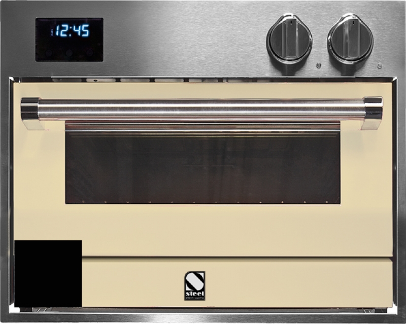 Steel Genesi 60x45, built-in pizza oven, color black, GFE6-PBA, with 5 year guarantee!