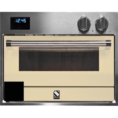 Steel Genesi 60x45, built-in pizza oven, color black, GFE6-PBA, with 5 year guarantee!