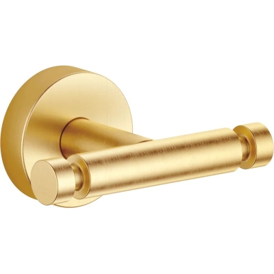 Dornbracht hook, 2-part, brushed brass (23kt gold), 83256979-28