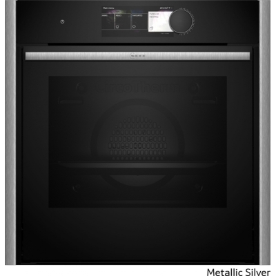 Neff B69CY7MY0, built-in oven with pyrolysis, metallic silver Z9060MY0, EEK: A+, WITH 7 YEAR WARRANTY